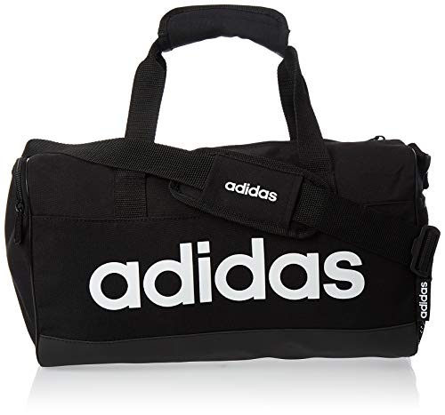 adidas Lin Duffle XS Gym Bag, Unisex Adulto, Black/Black/White, NS