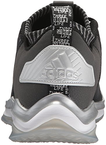 adidas Men's Freak X Carbon Mid Baseball Shoe, Black/White/Onix, 5 Medium US