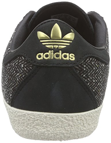 adidas Originals Gazelle 70s, Zapatillas Hombre, Gris Core Black Core Black Chalk White, 40 2/3 EU