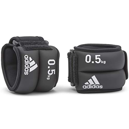 adidas Pesas de Tobillo/Muñeca - Negro, 0.5 kg