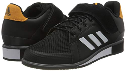 adidas Power III, Zapatillas Halterofilia Hombre, NEGBÁS/FTWBLA/Dorsol, 44 EU