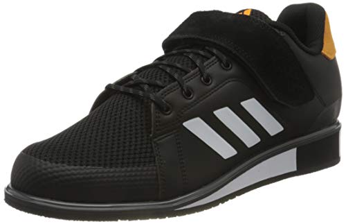 adidas Power III, Zapatillas Halterofilia Hombre, NEGBÁS/FTWBLA/Dorsol, 44 EU