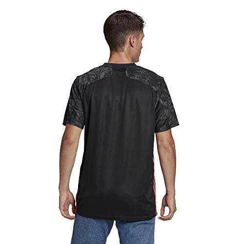 adidas Real 3 JSY Camiseta, Hombre, Negro, S