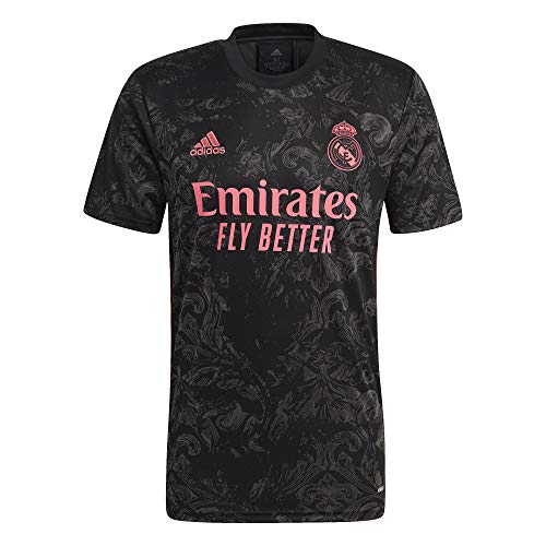 adidas Real 3 JSY Camiseta, Hombre, Negro, S