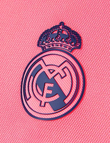 Adidas Real Madrid Temporada 2020/21 Camiseta Segunda Equipación Oficial, Mujer, Rosa, S