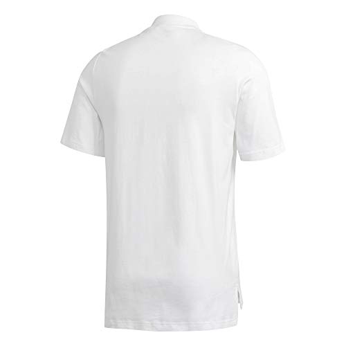 Adidas Real Madrid Temporada 2020/21 Camiseta Viaje Oficial, Unisex, Blanco, S Adidas Real Madrid Temporada 2020/21 Camiseta Viaje Oficial, Unisex, Blanco, S