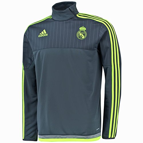 adidas Real Madrid Training Top Camiseta, Hombre, Multicolor (Deepest Space F10 / Solar Yellow/Grey), M