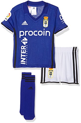 adidas Ro H Equipación Real Oviedo Fc, Niños, Azul (Azufue), 140