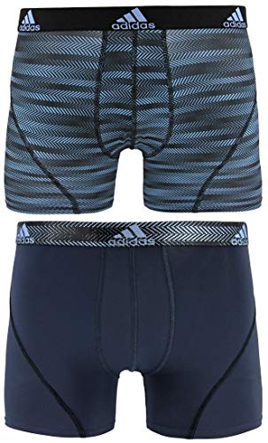 adidas - Ropa Interior Deportiva para Hombre (2 Unidades), Color Azul Claro