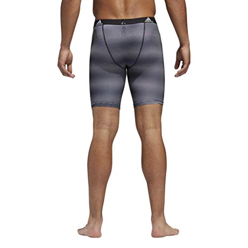 adidas Ropa Interior Deportiva Performance Midway (Paquete de 2), Hombre, Ropa Interior, 5146798A, Sundown Negro Negro/Gris, Large adidas Ropa Interior Deportiva Performance Midway (Paquete de 2), Hombre, Ropa Interior, 5146798A, Sundown Negro Negro/Gris, Large