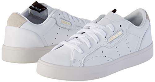 adidas Sleek, Zapatillas Mujer, Color Blanco Footwear White Crystal White 0, 38 EU