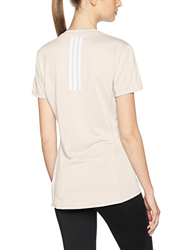 adidas Sn SS tee W Camiseta de Manga Corta, Mujer, Multicolor (Lino), M