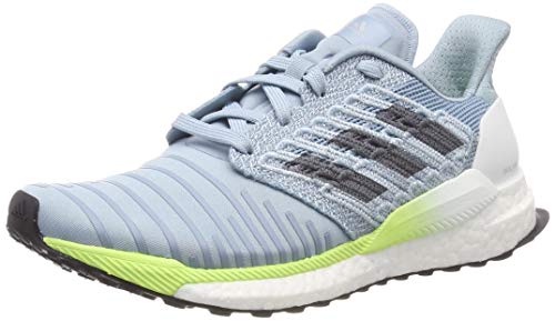 adidas Solar Boost W, Zapatillas de Entrenamiento Mujer, Grau (Ash Grey/Onix/Hi-Res Yellow 0), 39 1/3 EU