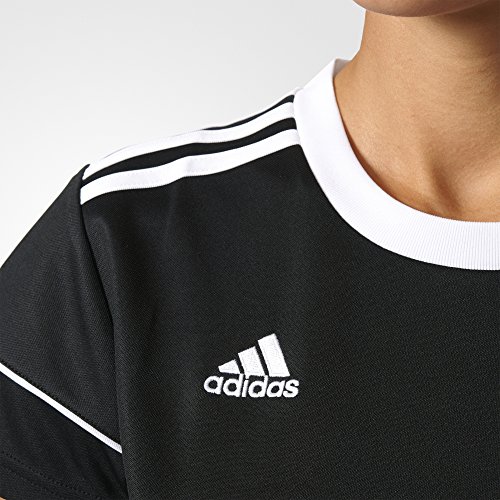 adidas Squad 17 JSY W Camiseta, Mujer, Negro (Negro/Blanco), M adidas Squad 17 JSY W Camiseta, Mujer, Negro (Negro/Blanco), M