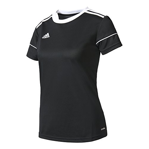 adidas Squad 17 JSY W Camiseta, Mujer, Negro (Negro/Blanco), M