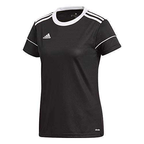 adidas Squad 17 JSY W Camiseta, Mujer, Negro (Negro/Blanco), M adidas Squad 17 JSY W Camiseta, Mujer, Negro (Negro/Blanco), M