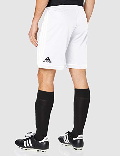 Adidas Squadra 17 P Pantalones Cortos de Fútbol con Cintura Elástica, Hombre, Blanco (White/White), XXL Adidas Squadra 17 P Pantalones Cortos de Fútbol con Cintura Elástica, Hombre, Blanco (White/White), XXL