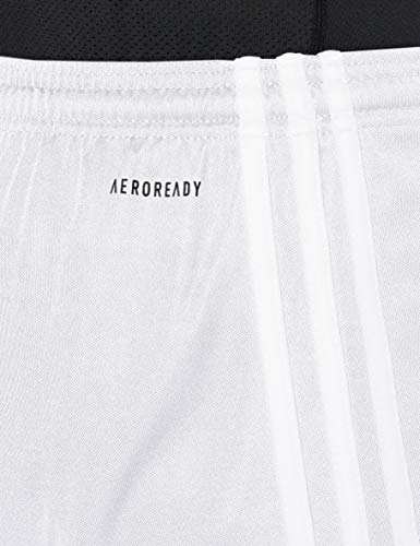 Adidas Squadra 17 P Pantalones Cortos de Fútbol con Cintura Elástica, Hombre, Blanco (White/White), XXL Adidas Squadra 17 P Pantalones Cortos de Fútbol con Cintura Elástica, Hombre, Blanco (White/White), XXL