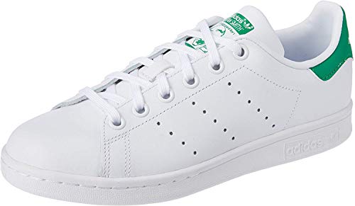 adidas Stan Smith J Zapatillas Unisex Niños, Blanco (Footwear White/Footwear White/Green 0), 38 EU adidas Stan Smith J Zapatillas Unisex Niños, Blanco (Footwear White/Footwear White/Green 0), 38 EU