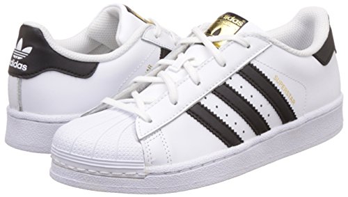 adidas Superstar C, Zapatillas de Baloncesto Unisex Niños, Blanco (Footwear White/Core Black/Footwear White 0), 34 EU adidas Superstar C, Zapatillas de Baloncesto Unisex Niños, Blanco (Footwear White/Core Black/Footwear White 0), 34 EU