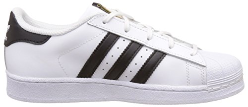 adidas Superstar C, Zapatillas de Baloncesto Unisex Niños, Blanco (Footwear White/Core Black/Footwear White 0), 34 EU