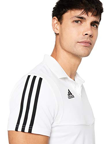 adidas Tiro 19 Polo, Hombre, Blanco (White/Black), L