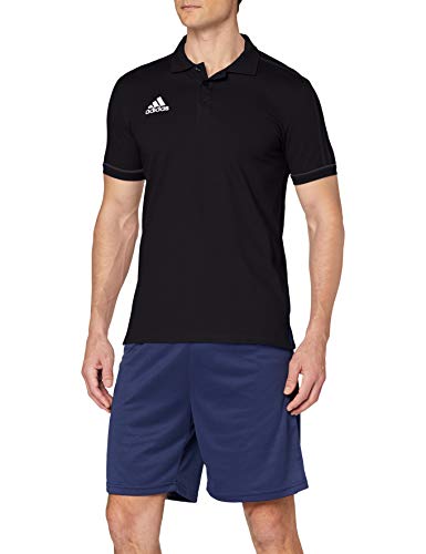 adidas TIRO17 CO Polo, Hombre, Negro (Griosc/Blanco), S