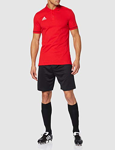adidas Tiro17 Co Polo, Hombre, Rojo (Escarl/Negro/Blanco), S adidas Tiro17 Co Polo, Hombre, Rojo (Escarl/Negro/Blanco), S