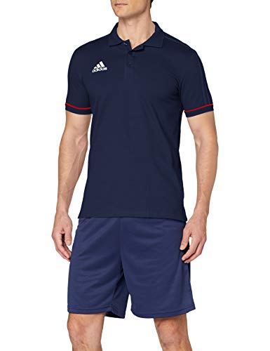 adidas Tiro17 Cotton Polo, Hombre, Azul (Maruni/Energi/Blanco), S adidas Tiro17 Cotton Polo, Hombre, Azul (Maruni/Energi/Blanco), S