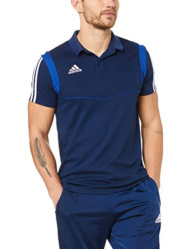 adidas TIRO19 CO Polo Camiseta, Hombre, Dark Blue/Bold Blue, 2XL