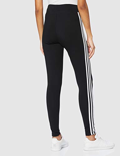 adidas Tres Bds Mallas, Mujer, Negro (Black/White), Tamaño del Fabricante 36