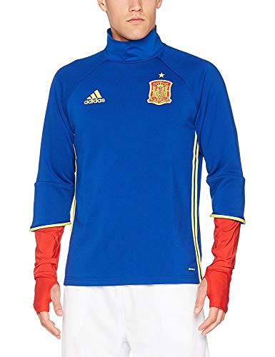 adidas UEFA Euro 2016 Spain Training Top Camiseta, Hombre, Azul/Amarillo/Rojo, XL