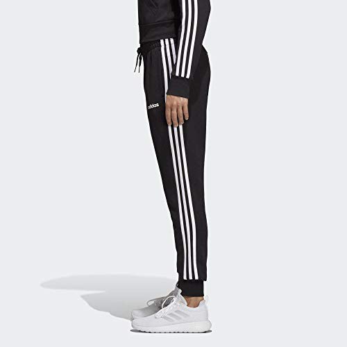 adidas W E 3s Pant Pantalones Deportivos, Mujer, Negro (Black/White), XS adidas W E 3s Pant Pantalones Deportivos, Mujer, Negro (Black/White), XS