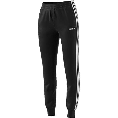adidas W E 3S Pant Sport Trousers, Mujer, Black/White, XL/S adidas W E 3S Pant Sport Trousers, Mujer, Black/White, XL/S