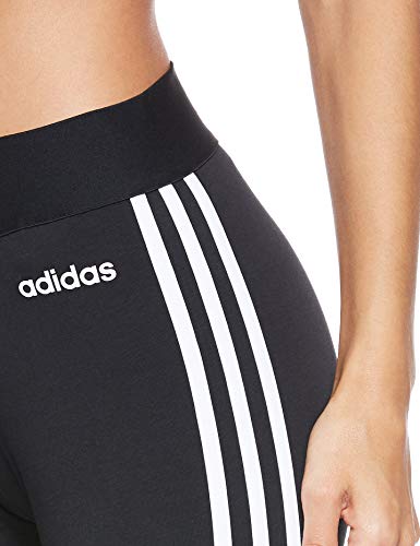 adidas W E 3s Tight - Mallas, Mujer, Black/White, S