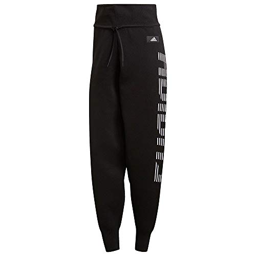 adidas W UR Pnt Knit Pantalón, Mujer, Negro, M