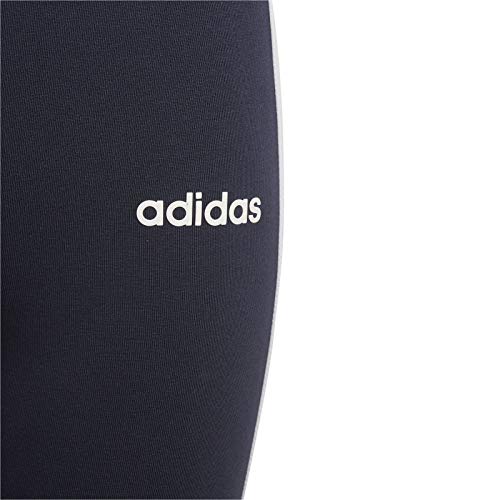 adidas YG E 3S Tight Mallas, NiƱas, Legend Ink/White/White, 5-6Y adidas YG E 3S Tight Mallas, NiƱas, Legend Ink/White/White, 5-6Y