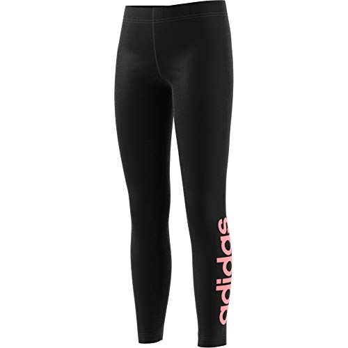adidas YG E Lin TGHT Mallas, NiƱas, Negro/Rosglo, 146 (10/11 AƱos) adidas YG E Lin TGHT Mallas, NiƱas, Negro/Rosglo, 146 (10/11 AƱos)