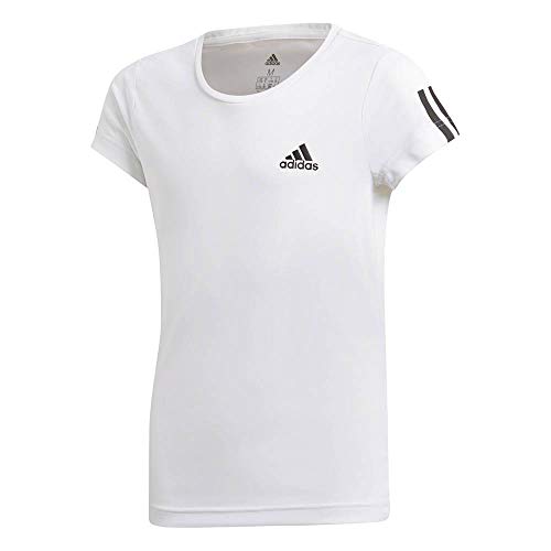 adidas YG TR EQ tee Camiseta de Manga Corta, NiƱas, White/Black, 5-6Y adidas YG TR EQ tee Camiseta de Manga Corta, NiƱas, White/Black, 5-6Y