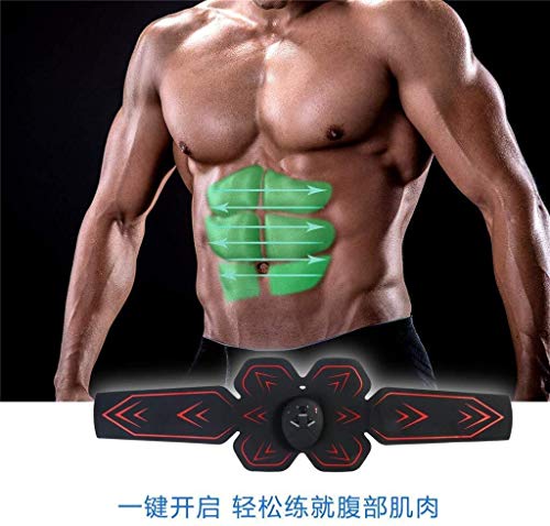 ADLIN AB Cinturón Abs ccsme Trainer estimulador Muscular Cinturón de estómago tonificación Entrenamiento USB Recargable Body Fitness Trainer Gym y Aparato Home Fitness Cinturón de Masaje