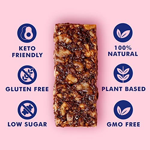 Adonis Low Sugar Nut Bar - Barritas de Pacanas Crujiente Sabor de Cocoa | 100% Natural, Baja en Carbohidratos, Sin Gluten, Vegano, Paleo, Keto (16)