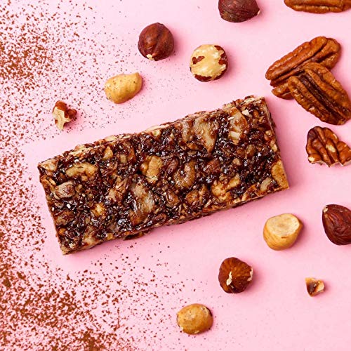 Adonis Low Sugar Nut Bar - Barritas de Pacanas Crujiente Sabor de Cocoa | 100% Natural, Baja en Carbohidratos, Sin Gluten, Vegano, Paleo, Keto (16)