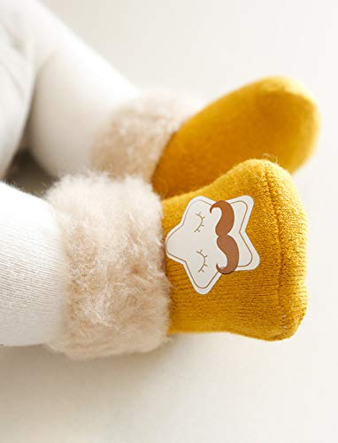 Adorel Calcetines Termicos de Felpa para Bebé Niña Lote de 6 Fenómeno Meteorológico 21-23 (Tamaño del Fabricante L) Adorel Calcetines Termicos de Felpa para Bebé Niña Lote de 6 Fenómeno Meteorológico 21-23 (Tamaño del Fabricante L)