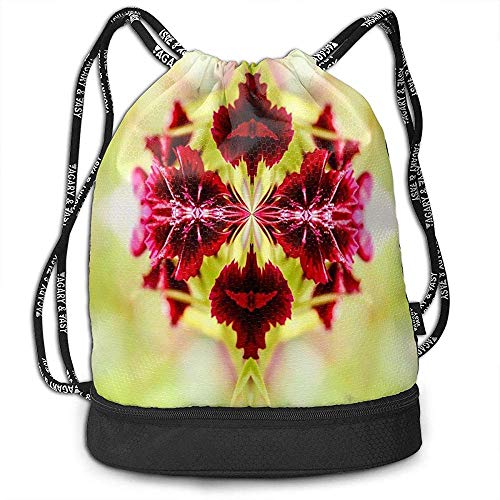 Adorno Meditación Yoga Caleidoscopio Viga Mochila con cordón Unisex Adorno Meditación Yoga Caleidoscopio Viga Mochila con cordón Unisex