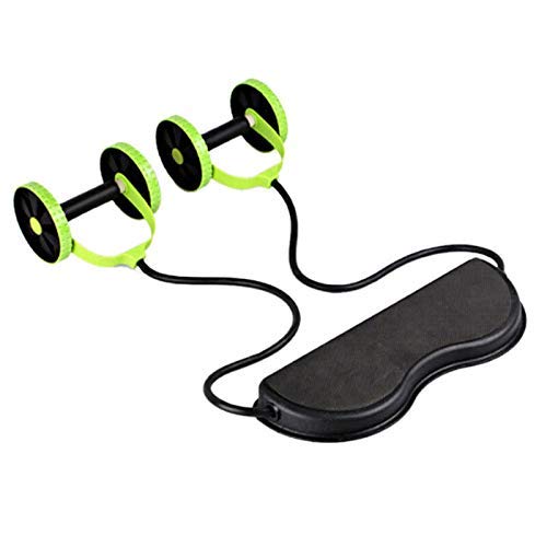 Adoture Multifuncional de Doble AB-Rollenrad-Heim-Fitnessgeräte Power-Roll-AB-Trainer-Core-Ruedas fortalece los músculos Bauchmuskelübungen para Bauch- y Ganzkörpertraining Fitness