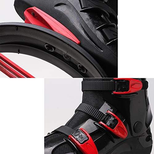 Adulto Femenino Masculino Salta Botas para Correr Zapatos de Rebote antigravedad Zapatos de Salto Rango de Carga de Peso 70-90 kg, Negro/Rojo Adulto Femenino Masculino Salta Botas para Correr Zapatos de Rebote antigravedad Zapatos de Salto Rango de Carga de Peso 70-90 kg, Negro/Rojo