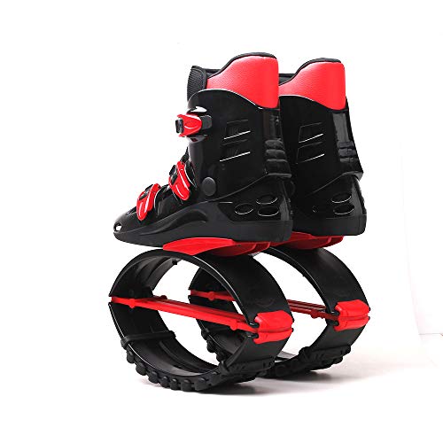 Adulto Mujer Hombre Salta Botas para Correr Zapatos de Rebote antigravedad Zapatos de Salto Rango de Carga de Peso 90-110 kg, Negro/Rojo Adulto Mujer Hombre Salta Botas para Correr Zapatos de Rebote antigravedad Zapatos de Salto Rango de Carga de Peso 90-110 kg, Negro/Rojo
