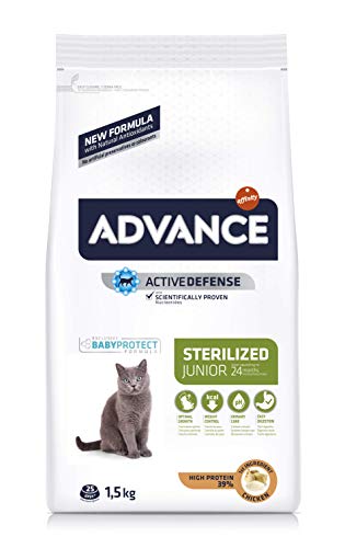 Advance Pienso para Gato Junior Esterilizado con Pollo - 1,5kg Advance Pienso para Gato Junior Esterilizado con Pollo - 1,5kg