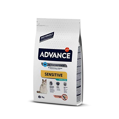 Advance Sensitive Pienso para Gato Esterilizado Adulto con Salmón - 3000 gr Advance Sensitive Pienso para Gato Esterilizado Adulto con Salmón - 3000 gr