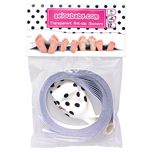 aeioubaby.com 12 Tiras Antideslizantes Transparentes BAĆERA y Ducha 45x2cm aeioubaby.com 12 Tiras Antideslizantes Transparentes BAĆERA y Ducha 45x2cm